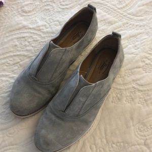 Grey Slip On Shoes